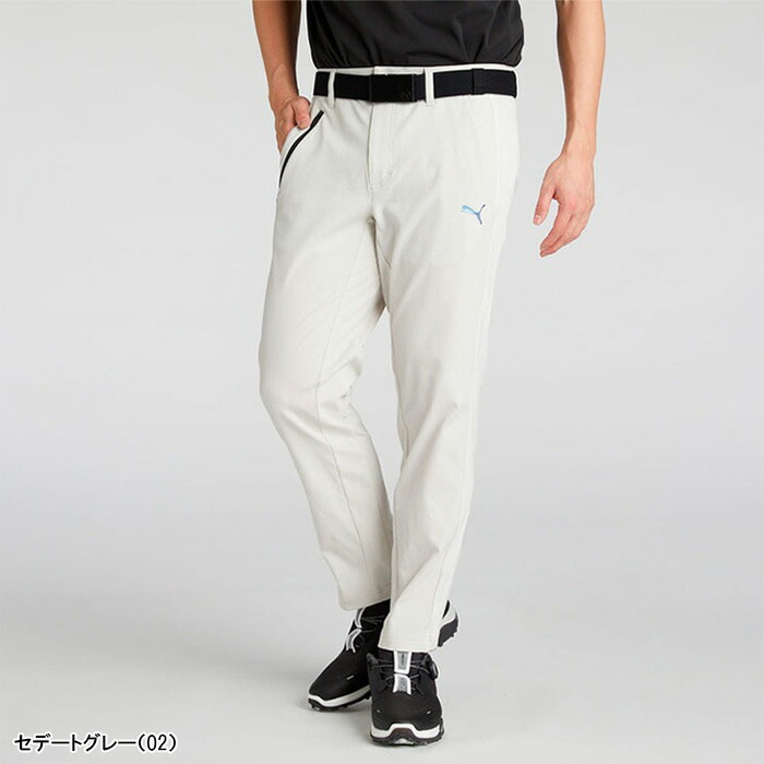 メンズボトムス　プーマ　ゴルフ　7分丈　新品未使用　即日発送 PUMA（プーマ） パンツ メンズ ゴルフ PF ストレッチ サイド ライン