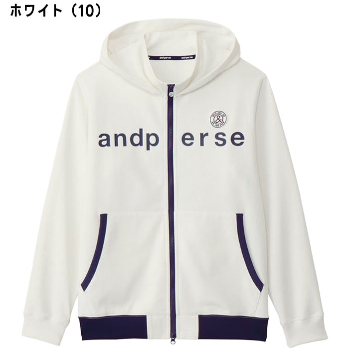 and per se（アンパスィ） ゴルフ エアロスウェット フーディー