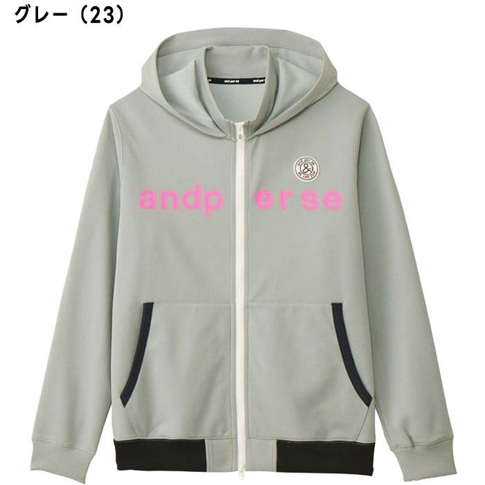 and per se（アンパスィ） ゴルフ エアロスウェット フーディー