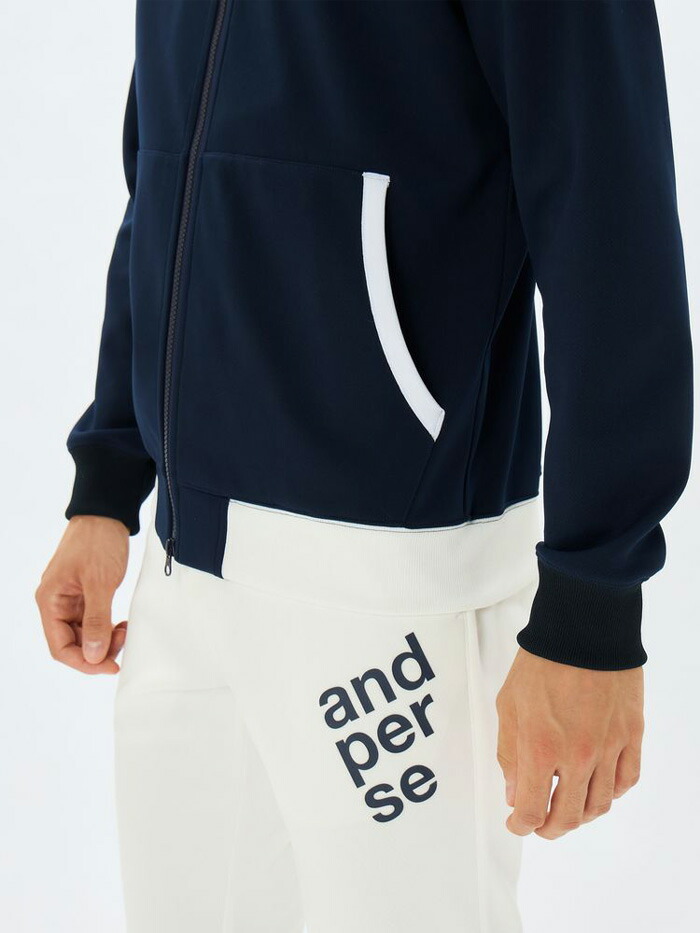 and per se（アンパスィ） ゴルフ エアロスウェット フーディー