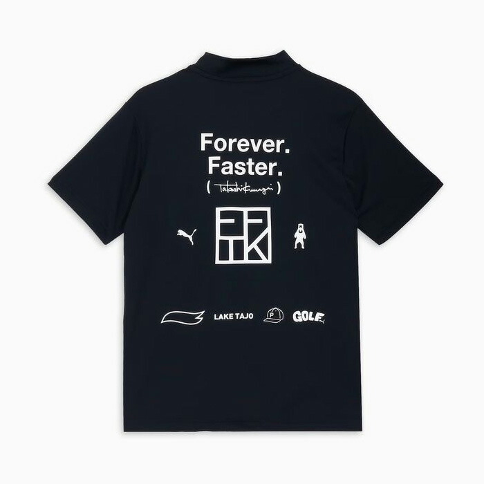 PUMA（プーマ） ゴルフ PUMA×FFTK ビッグラベル 半袖 モックネック