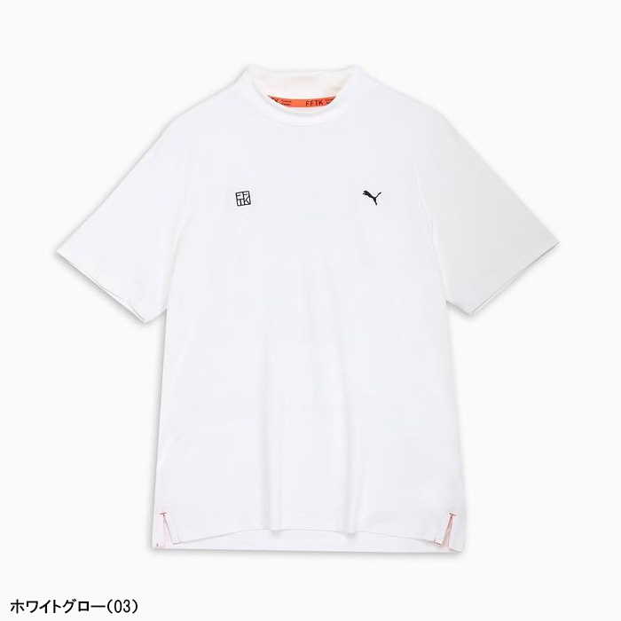 PUMA（プーマ） ゴルフ PUMA×FFTK ビッグラベル 半袖 モックネック