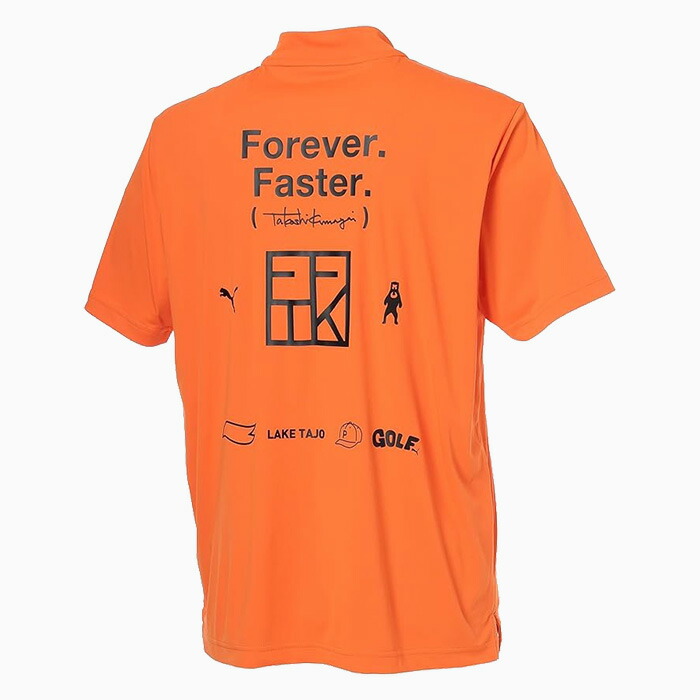 PUMA（プーマ） ゴルフ PUMA×FFTK ビッグラベル 半袖 モックネック