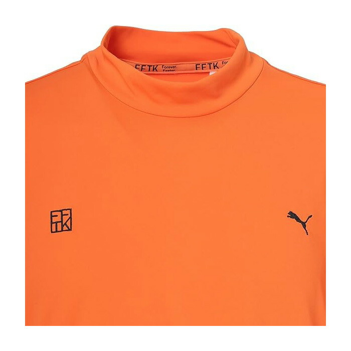 PUMA（プーマ） ゴルフ PUMA×FFTK ビッグラベル 半袖 モックネック