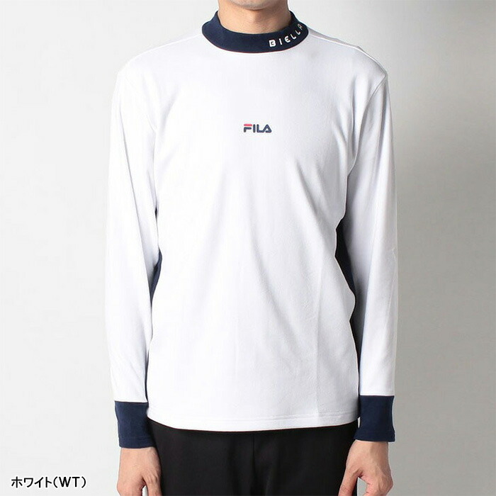 FILA GOLF フィラ ゴルフ 長袖 モックネックシャツ メンズ 783-560