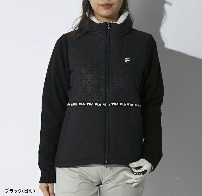 FILA GOLF レディース フィラ ゴルフ 長袖 フルジップ 中綿 ブルゾン