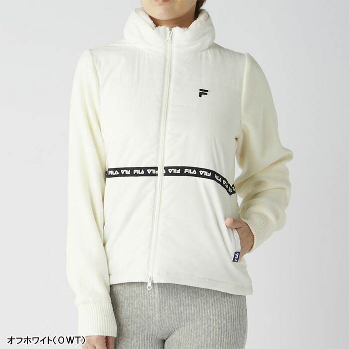 FILA GOLF レディース フィラ ゴルフ 長袖 フルジップ 中綿 ブルゾン
