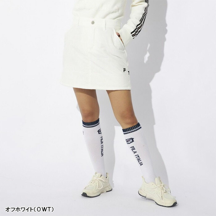 FILA GOLF レディース フィラ ゴルフ スカート 裾ニット中綿スカート