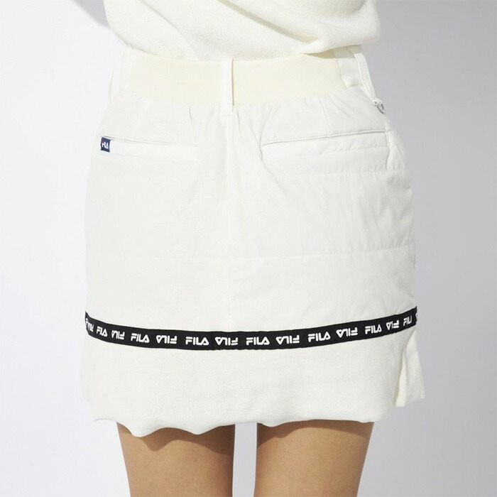 FILA GOLF レディース フィラ ゴルフ スカート 裾ニット中綿スカート