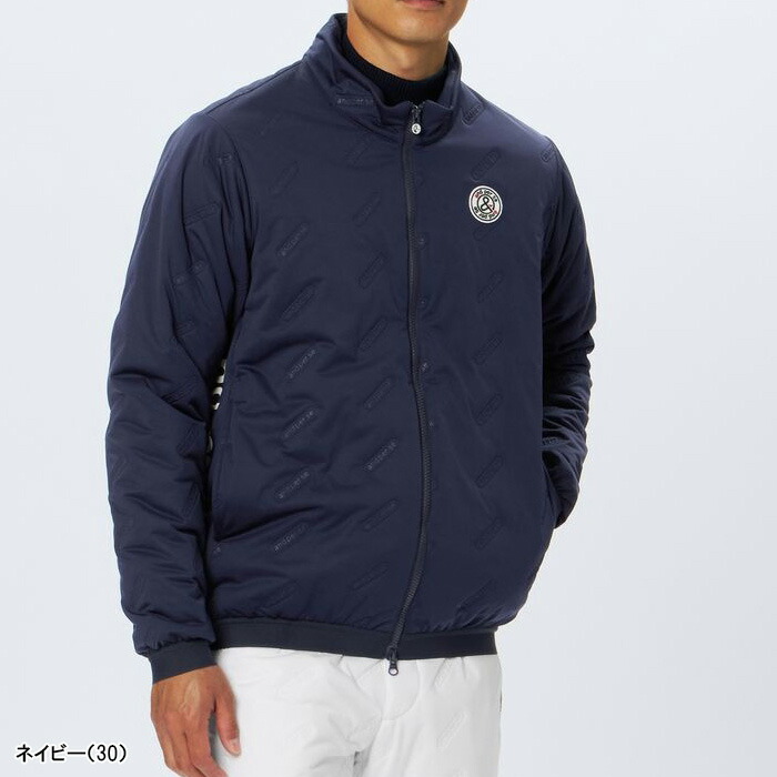 極美品■and per se アンパスィ 中綿 ダブルジップ ブルゾン■Ｌ and per se（アンパスィ） 長袖 フルジップ 中綿 ブルゾン エ