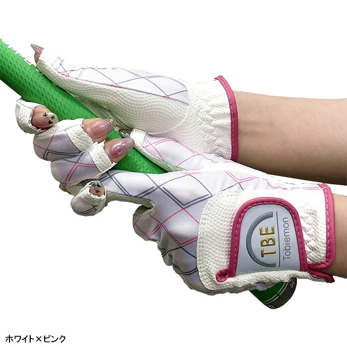 飛衛門（TOBIEMON） レディース ゴルフグローブ ストレッチグローブ