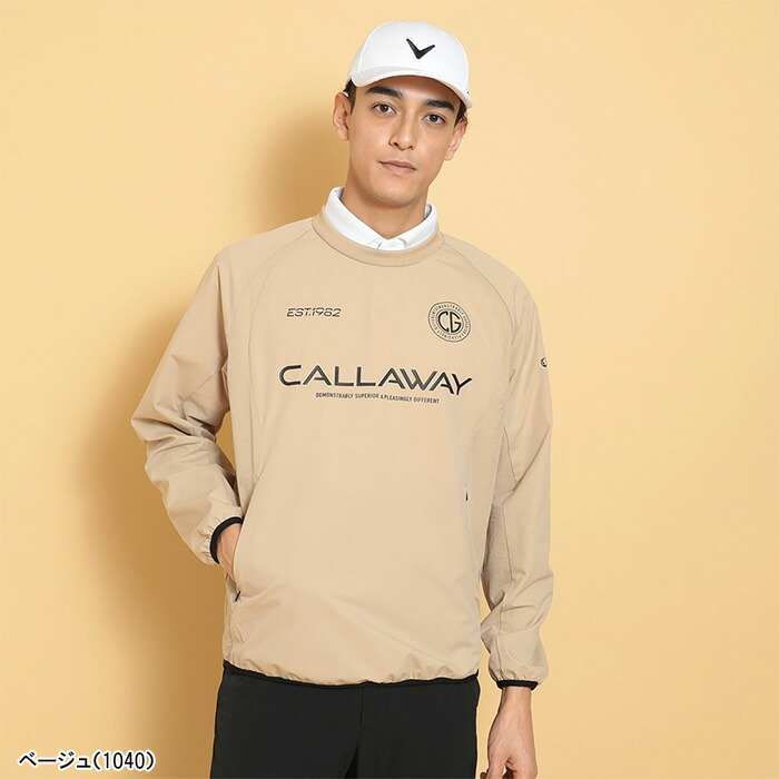 Callaway（キャロウェイ） 長袖 8WAYストレッチ クルーネックブルゾン
