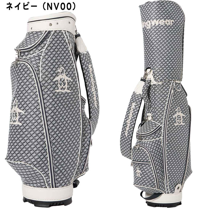 Munsingwear（マンシングウェア） ゴルフ 9.0型 総柄 キャディバッグ