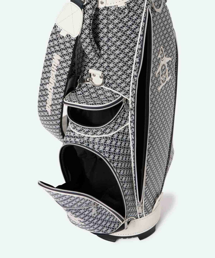 Munsingwear（マンシングウェア） ゴルフ 9.0型 総柄 キャディバッグ