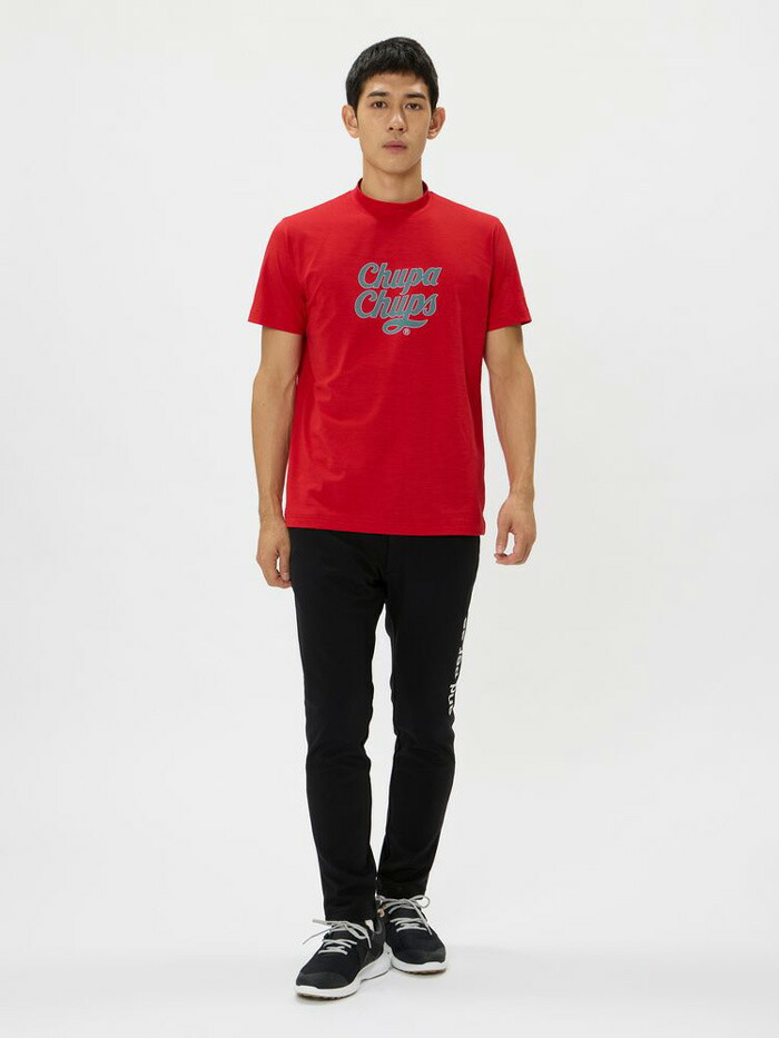 and per se（アンパスィ） ゴルフ チュッパチャプス 半袖 モックネック