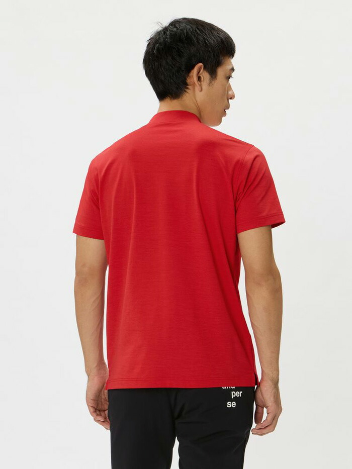 and per se（アンパスィ） ゴルフ チュッパチャプス 半袖 モックネック