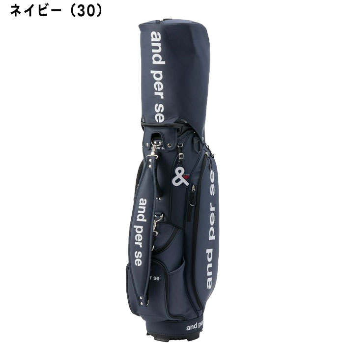 and per se (アンパスィ)ゴルフバッグ キャディバッグ and per se（アンパスィ） ゴルフ 9.0型 キャディバッグ ユニセックス