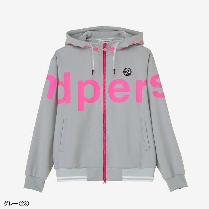 and per se（アンパスィ） レディース 長袖 フルジップブルゾン エアロ