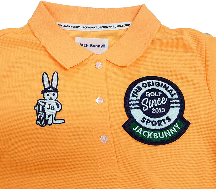 Jack Bunny!!（ジャックバニー） レディース 半袖 ポロシャツ 鹿の子