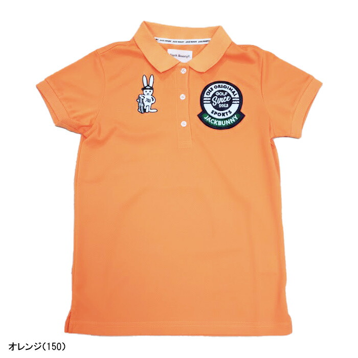 Jack Bunny!!（ジャックバニー） レディース 半袖 ポロシャツ 鹿の子