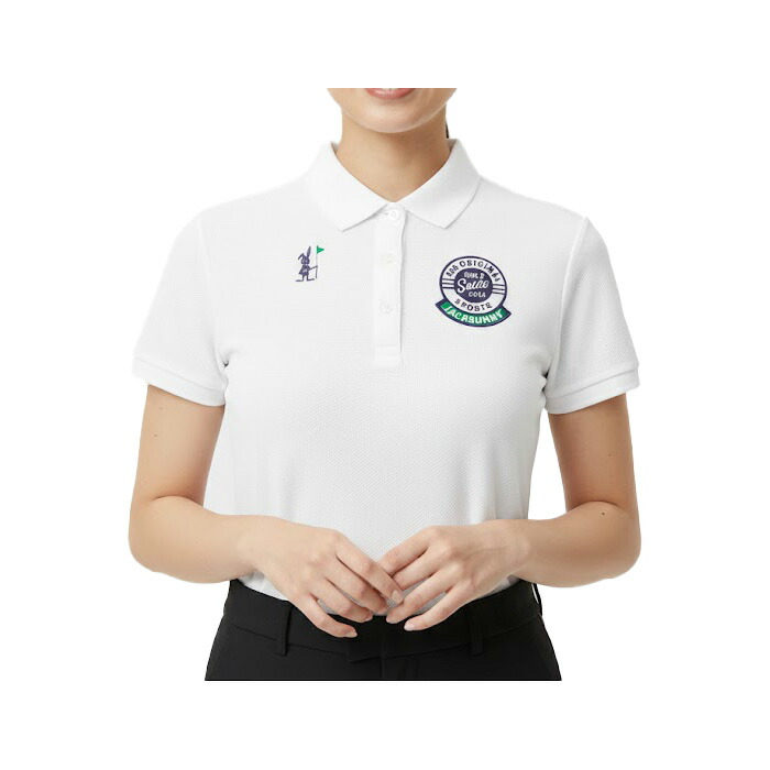 Jack Bunny!!（ジャックバニー） レディース 半袖 ポロシャツ 鹿の子