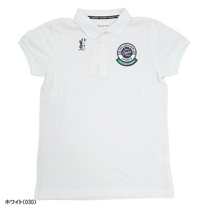 Jack Bunny!!（ジャックバニー） レディース 半袖 ポロシャツ 鹿の子
