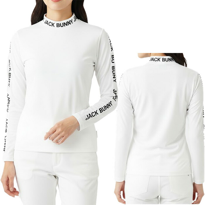 Jack Bunny!!（ジャックバニー） レディース 長袖 モックネックシャツ
