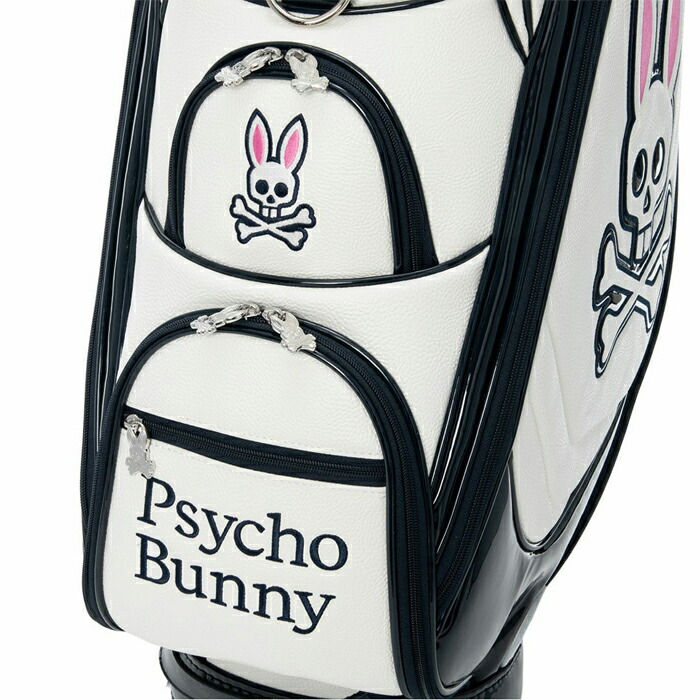PSYCHO BUNNY 9型 サイコバニー ゴルフバッグ Psycho Bunny（サイコバニー） ゴルフ 9.0型 ORIGINAL SP カート