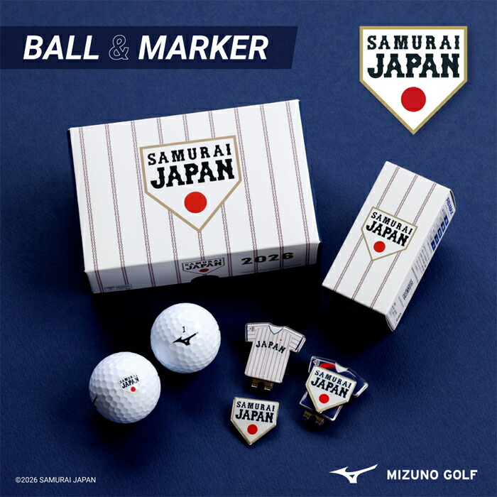 MIZUNO GOLF ミズノ ゴルフボール 侍ジャパン RB MAX 半ダース（6球入