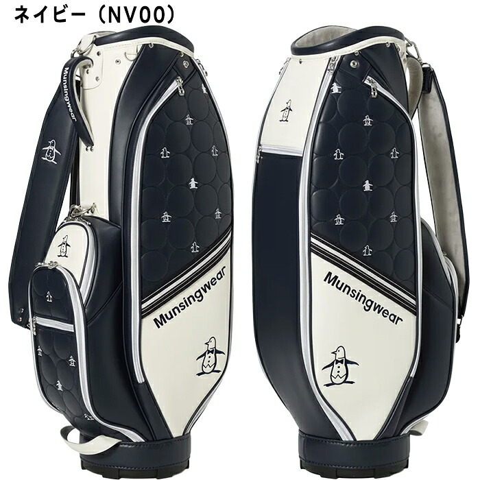 Munsingwear ゴルフバッグ マンシング　軽量 Munsingwear（マンシングウェア） ゴルフ 8.5型 カート キャディバッグ