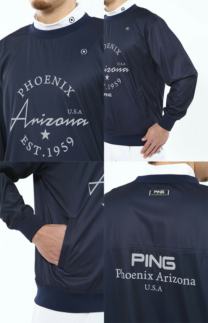 PING（ピン） アパレル ゴルフウェア 長袖 クルーネック スニード