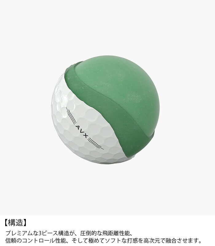 Titleist（タイトリスト） ゴルフボール AVX 1ダース（12球入り） 2026