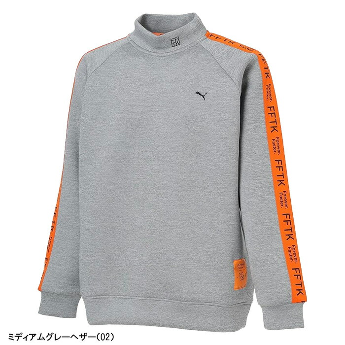 PUMA（プーマ） ゴルフ PUMA×FFTK ビッグラベル 長袖 モックネック