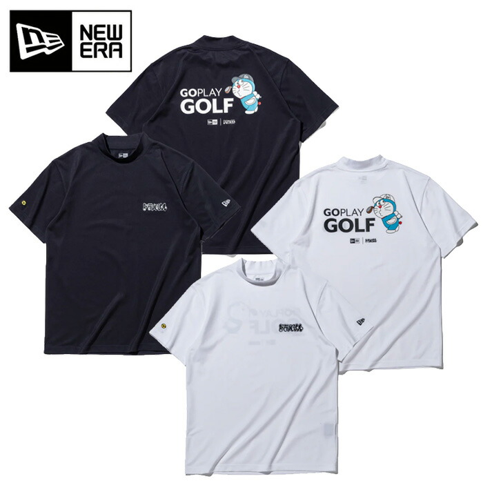 NEW ERA（ニューエラ） ゴルフ 半袖 鹿の子 ミッドネック Tシャツ