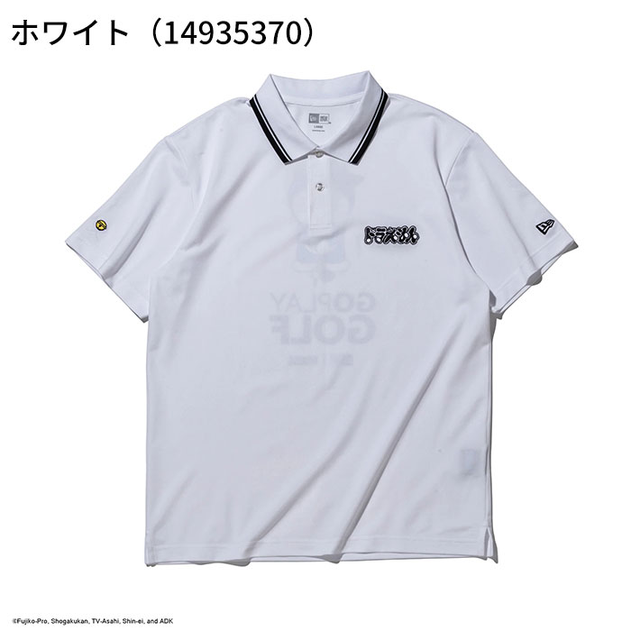 NEW ERA（ニューエラ） ゴルフ 半袖 鹿の子 ポロシャツ ドラえもん GO