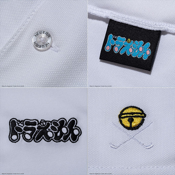 NEW ERA（ニューエラ） ゴルフ 半袖 鹿の子 ポロシャツ ドラえもん GO