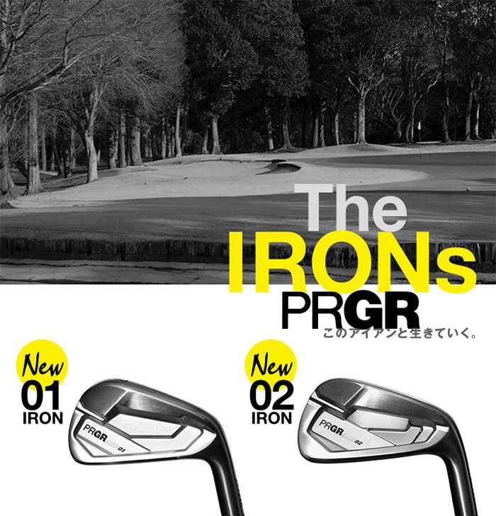 PRGR（プロギア） 01 アイアン 単品（#4、#5）NS PRO MODUS3 TOUR 105