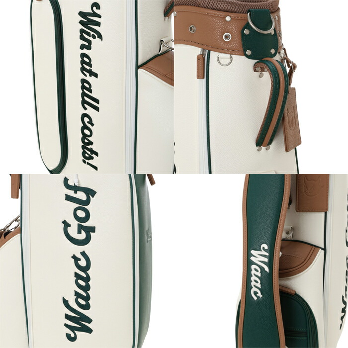 WAAC ワック 9.0型 Grainy Synthetic Leather カート キャディバッグ