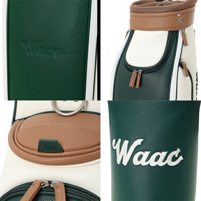 WAAC ワック 9.0型 Grainy Synthetic Leather カート キャディバッグ