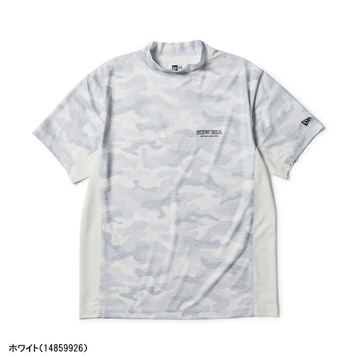 NEW ERA（ニューエラ） ゴルフウェア 半袖 ミッドネック Tシャツ Camo
