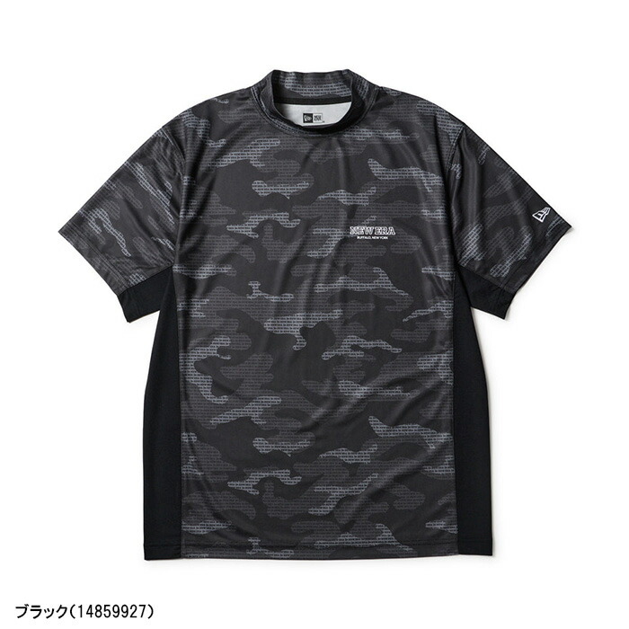 NEW ERA（ニューエラ） ゴルフウェア 半袖 ミッドネック Tシャツ Camo