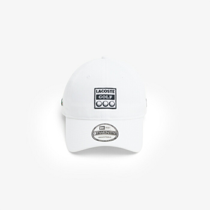 LACOSTE ゴルフキャップ ホワイト LACOSTE（ラコステ） ニューエラ コラボ 9TWENTY アーカイブ ゴルフ
