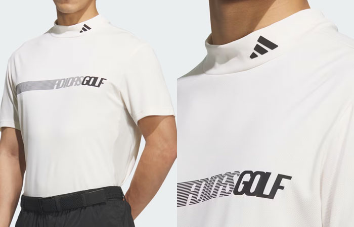 ADIDAS GOLF アディダス ゴルフ モックネック 半袖ポロシャツ メンズ