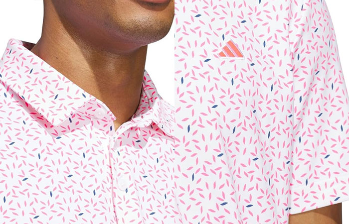 ADIDAS GOLF アディダス ゴルフ リーフモチーフ 半袖 ポロシャツ RG557