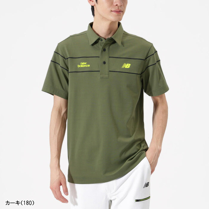 【正規店】【値引】【新品】New Balance ゴルフウェアポロシャツ カーキ New Balance Golf（ニューバランスゴルフ） ニューバランス ゴルフ