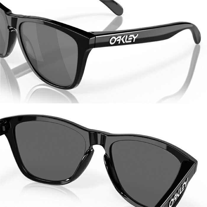 Oakley オークリー Frogskins サングラス ブラック フレーム OAKLEY（オークリー） サングラス Frogskins (Low Bridge Fit) prizm