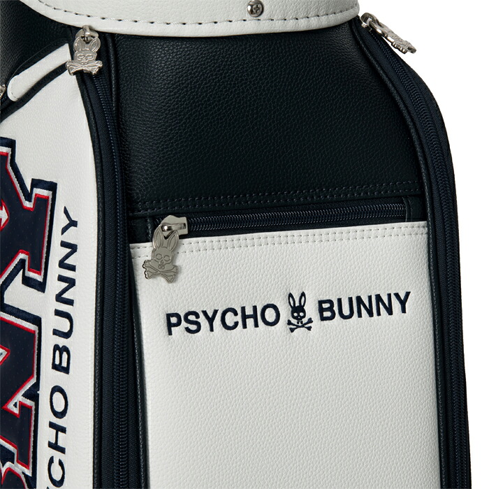 サイコバニー LPV 2026年モデル　カート キャディバッグ　男女兼用 Psycho Bunny（サイコバニー） 9.0型 カート キャディバッグ LOGOART