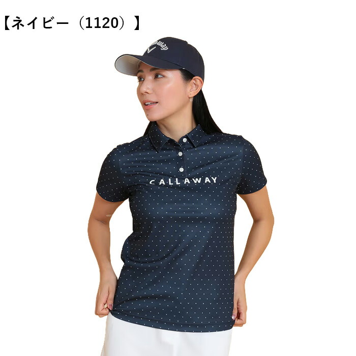Callaway（キャロウェイ） レディース ポリエステル メッシュドット柄