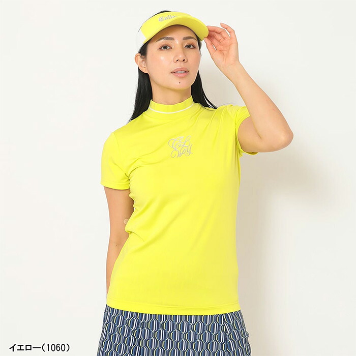 Callaway（キャロウェイ） レディース 半袖 モックネックシャツ