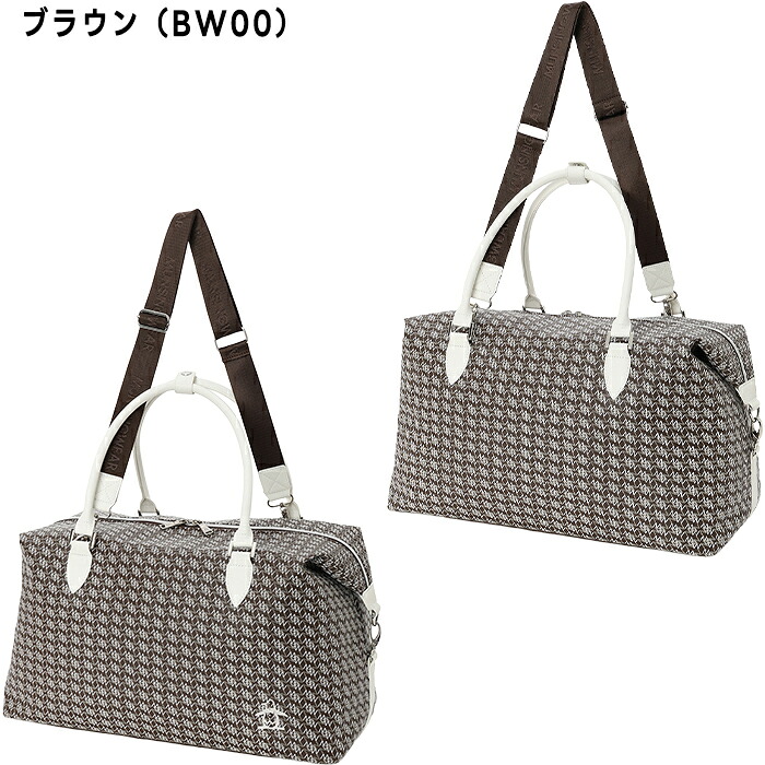Munsingwear（マンシングウェア） 総柄 ボストンバッグ MG6FBB04U 2026